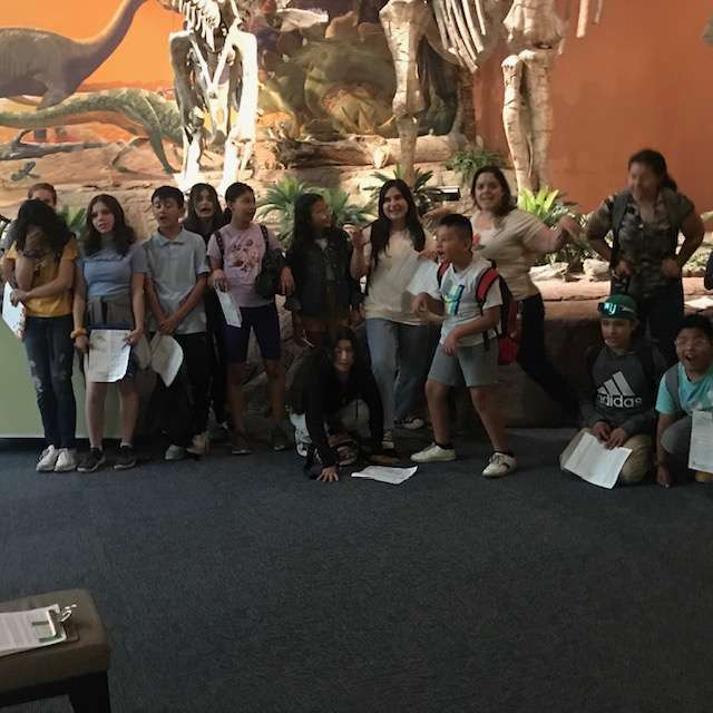 After-school program students on a museum field trip in Albuquerque